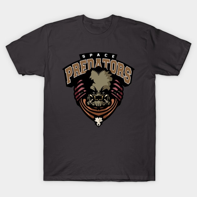 Space Predators T-Shirt by demonigote